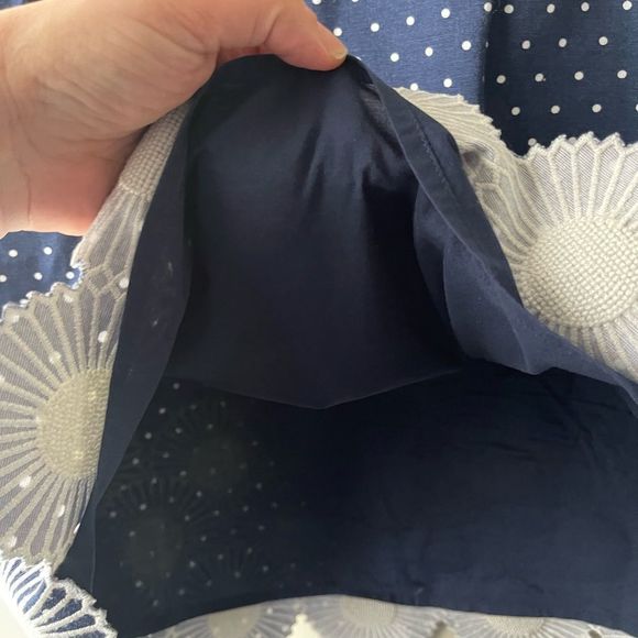 Boden Blue and White A-Line Skirt - Picture 9 of 14